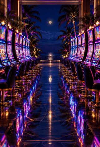 Ilustrasi mesin slot online
